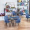 Kee Square Square Classroom Tables, 36 W, 36 L, 23-34 H, Wood, Metal, Gray TB3636GYAPBK - alternate 5